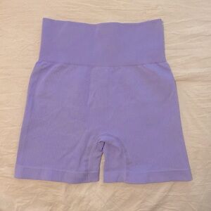 Lavendar Gym Workout Shorts / Size S